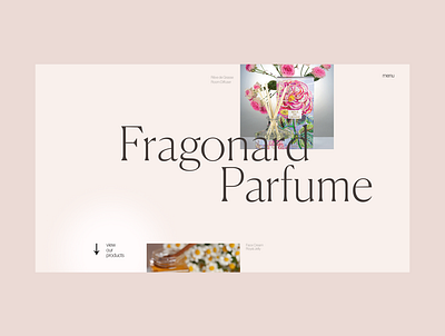 Fragonard 1st Experiment classic pink scent shampoo soap ui visual web