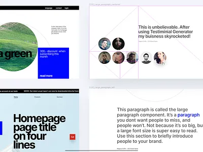 Design System Progress atom design golden gate golden ratio grids gridsystem organisms system ui web webdesign