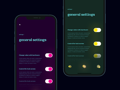 DailyUI #007 - Settings Page