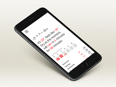 Weather app UX UI app clean ui ux weather