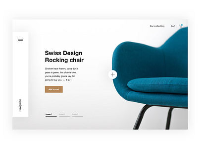 Swiss furniture webdesign