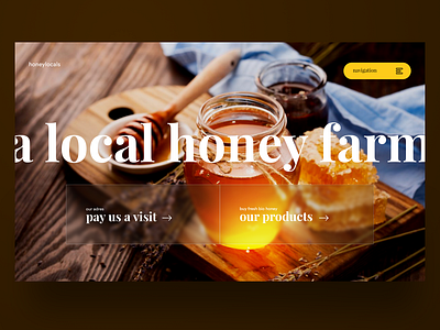 Honey seller webdesign design digital ui uiux ux web webdesign webdesigner website