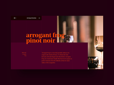 Wine seller webdesign design desktop digital digitalart interaction interactiondesign interfacedesign interfaces sketch ui uiux userexperience userexperiencedesign ux web webdesign wine