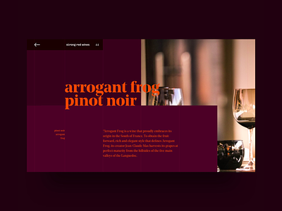 Wine seller webdesign