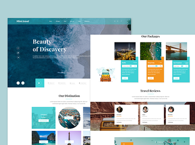 travel agency travel travel web uiux web design