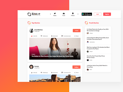 BlogIT - Blogging Platform Design