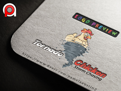 Tornado Chicken animation caricature cartoon character design graphic design illustration logo mascot logo vector
