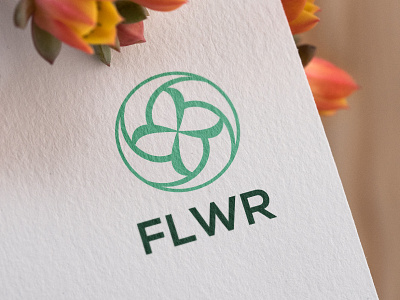 Flowers delivery company adobe illustrator branding design flat flowers flwr icon illustration logo minimal vector