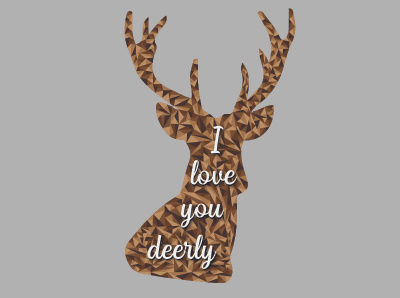 Sticker Mule, custom charm design deer illustration stickermule vector