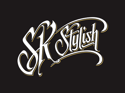 Sk Stylish cloth clothing brand clothing design clothing logo handletter handlettered handlettering handletters hanlettering tattoo logo