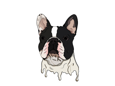 French Bulldog Illustration bulldog character cute cute animal dog dog illustration doggy french bulldog illustration illustrator vector