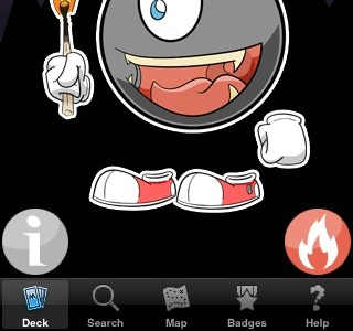 MonsterHunt TabBar app badges deck help icon illustration iphone map search