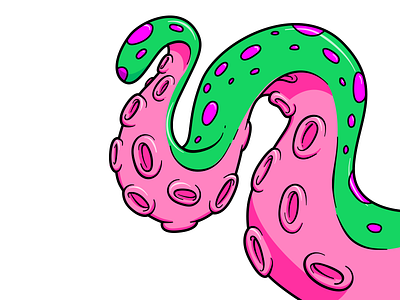 Tentacle astropad illustration tentacle