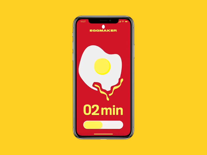 Eggmaker animation app branding app design dailyui dailyui 021 uidesign