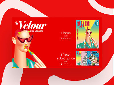 VYM Magazine brand design dailyui dailyui 030 uidesign