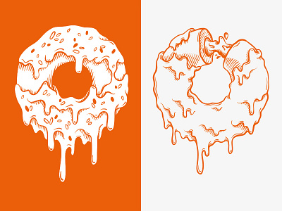 The Donut Store donut illustration vector