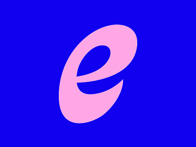 E branding calligraphy custom type e hand lettering letter lettering logo logotype mark pink script type typography