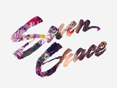 Sevengrace grace hand lettering logo practice seven vector video work