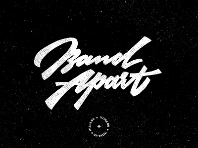 Band Apart lettering logo logotype type typography