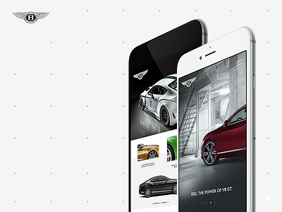 Bentley official dealer website concept artdirection bentley cars concept design grid luxury ui ux web wip