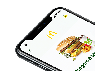 McDonald’s fast delivery app concept app concept food iphone iphonex mockup ui ux