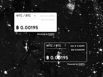 Waltonchain Widget cryptocurrency digital grid layout ui ux waltonchain webdesign