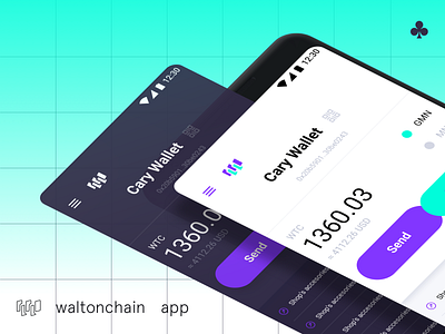 Waltonchain wallet app android ver. android blockchain crypto currency crypto wallet cryptocoin finance finance app sketch ui ui ux ui ux design ui app