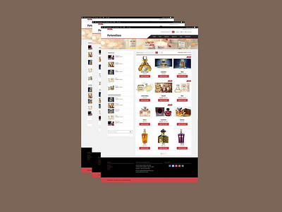 Perfume store Shop Page view