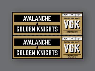 Vegas Golden Knight: Gold Tickets
