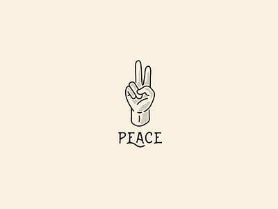Peace logo art brand branding design graphic graphicdesign hand logo logodesign vector