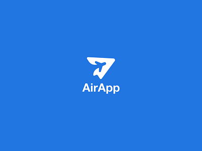 AirApp logo air app art graphic graphicdesign logo logodesign plane travel