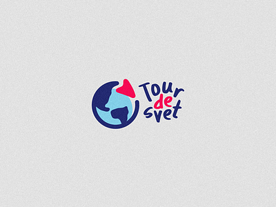 Tour de svet (logo) art blue brand brand design graphic graphicdesign logo logodesign red