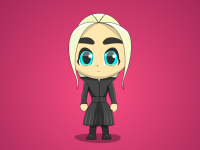 Daenerys Targaryen Chibi characters characters design chibi daenerys targaryen dibujo drawing fanart gameofthrones got illustration vector vectorart vectorartwork