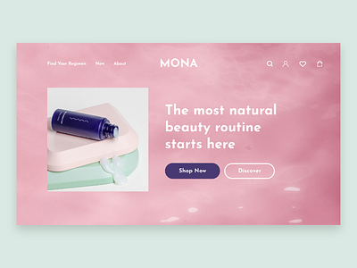 Landing Page for Beauty