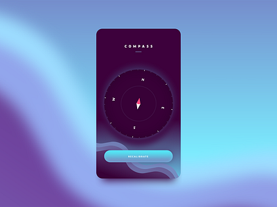 Compass - DoD 2019 NL app compass design experience graphics illustration illustrator interaction interface mobile mobile app pen tool photoshop sketch ui user vector