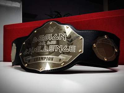 Design or Die Champion Belt