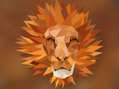 Geometric Lion geometric geometric design illustration lion