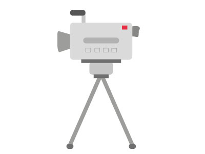 Video Camera camera flat flat design grey video video camera