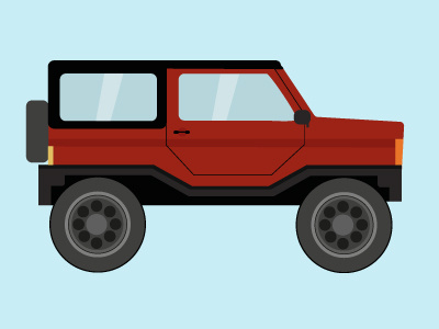 Jeep auto car jeep jeep wrangler red car red jeep