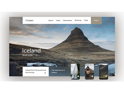 Iceland beach foto freedom girl iceland illustration landing page landscape mountain nature people river summer travel trip waterfalls