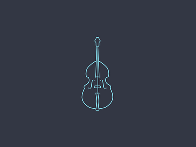 Upright Bass bass icon icons illustration jazz music ui upright bass ux