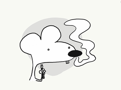 Vape Mouse art illustration mouse vape