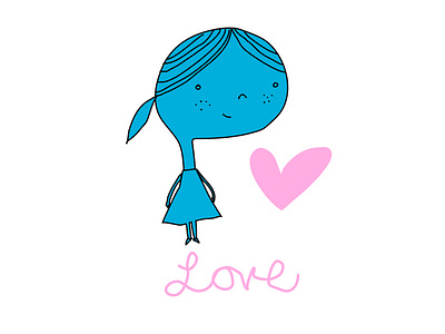 Love art cartoon hearts illustration love