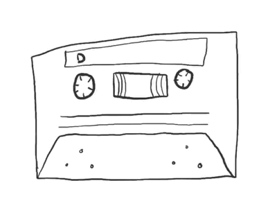 Dope Beat animation cassettes illustration