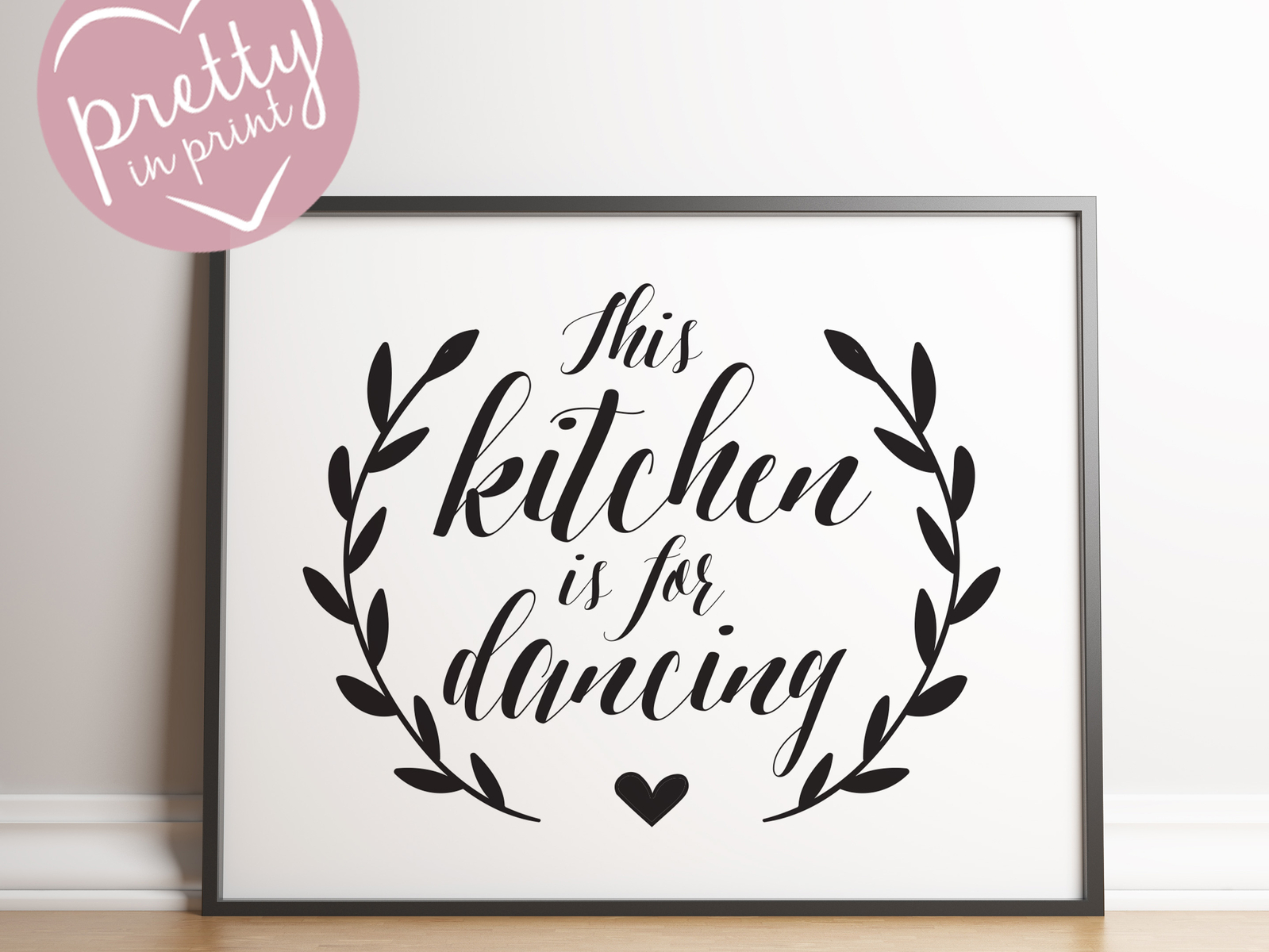 Kitchen Artwork This Kitchen Is For Dancing By Pippa Race On Dribbble   Kitchen Is For Dancing 4x 