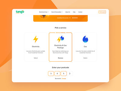 Energy Packages concept design figma packages products ui web design
