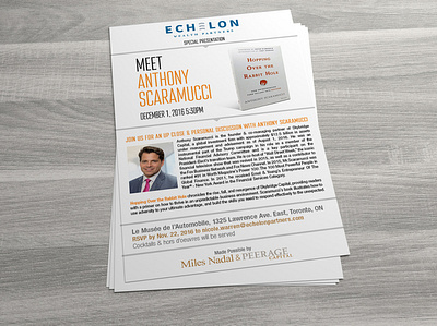 Book Launch Invitation copy writing design graphic design