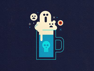 Haunted Potion beer design graphic design halloween halloween illustration hallowhimsy haunted potion illustration potion vector