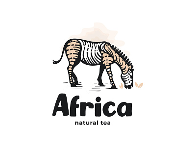 Africa africa logo zebra