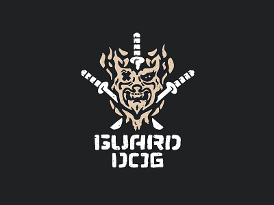 Guard dog cyber dog guard logo